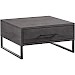 Salontafel Piastra 64x64 cm zwart