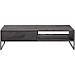 Salontafel Piastra 126x64 cm zwart