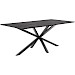 Eettafel Piastra 220x100 cm rechthoekig zwart