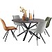 Eettafel Piastra 140 rond zwart