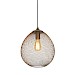 Hanglamp Maroggia bruin rond 30cm koper 1-lichts