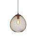 Hanglamp Maroggia bruin rond 30cm koper 1-lichts