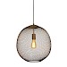 Hanglamp Maroggia bruin rond 40cm koper 1-lichts