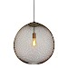 Hanglamp Maroggia bruin rond 50cm koper 1-lichts