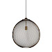 Hanglamp Maroggia bruin rond 50cm koper 1-lichts