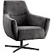 Draaifauteuil Gudo antraciet