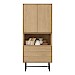 Opbergkast Belvio (85 Cm) light oak fineer