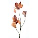 Kunstbloem Varenzo herfst iris oranje