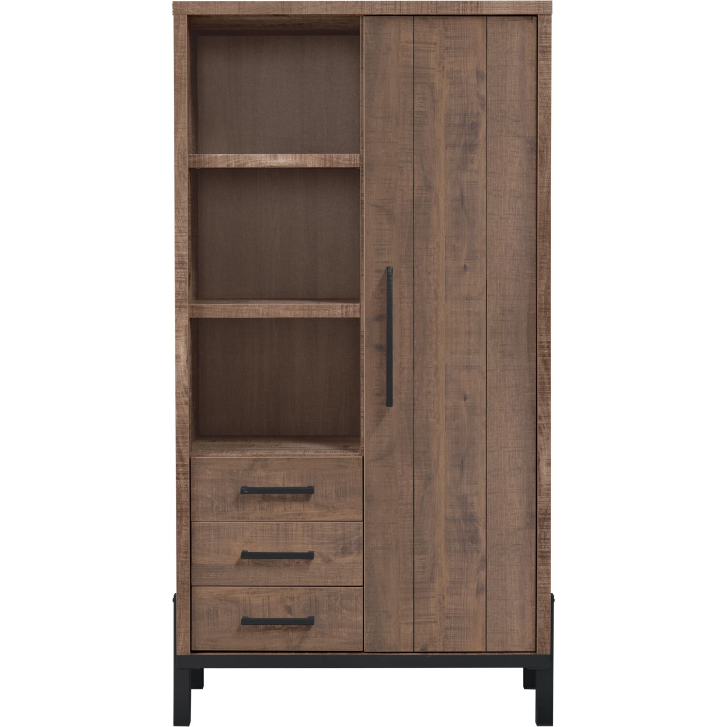 Opbergkast Ricardi 175x90x45 cm dark mango