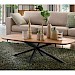 Salontafel Romaro 140x70 cm Deens ovaal teak mix rough