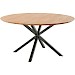 Eettafel Romaro 150 cm rond teak mix rough