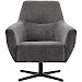 Draaifauteuil Gudo donkergrijs