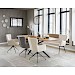 Eettafel Aska 220x100 cm Deens ovaal teak naturel brushed