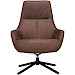 Draaifauteuil Vaneze microleder bruin