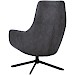 Draaifauteuil Vaneze microleder antraciet