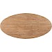 Eettafel Romaro 240x120 cm ovaal teak mix rough