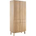 Opbergkast Arrosto eikenhout 202x90x45 cm light roast