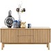 TV-meubel Arrosto eikenhout 58x135x40 cm light roast