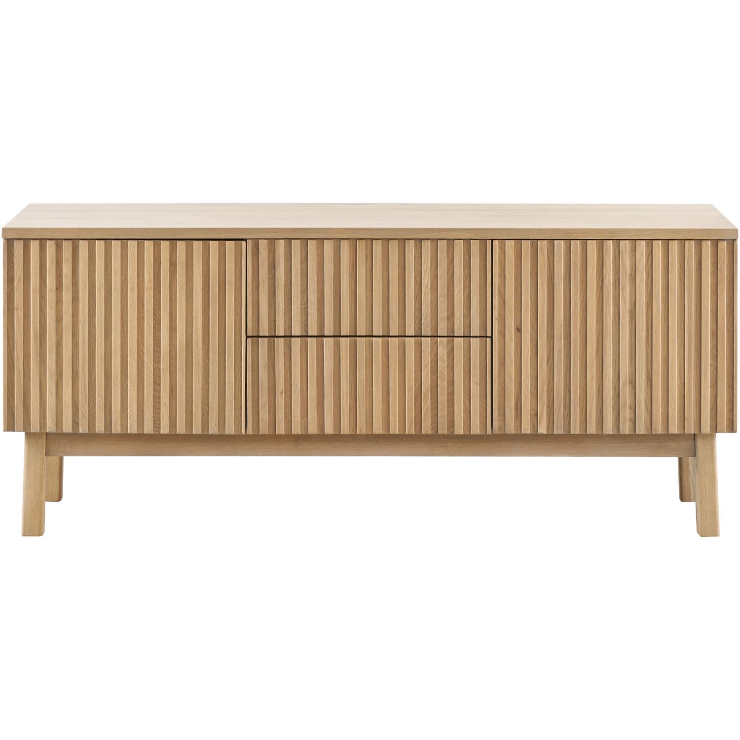 TV-meubel Arrosto eikenhout 58x135x40 cm light roast