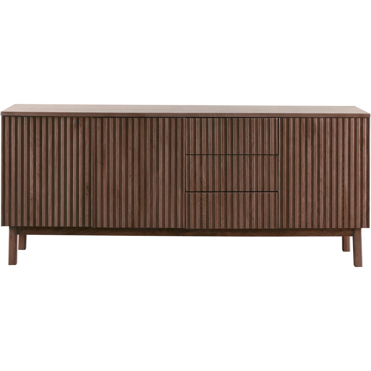 Dressoir Arrosto eikenhout 76x180x45 cm Dark Roast
