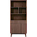 Boekenkast Arrosto eikenhout 203x90x45 cm Dark Roast