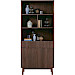 Boekenkast Arrosto eikenhout 203x90x45 cm Dark Roast