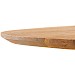 Bijzettafel Aska teak 55 cm rond naturel brushed