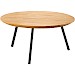 Salontafel Aska teak 75 cm rond naturel brushed