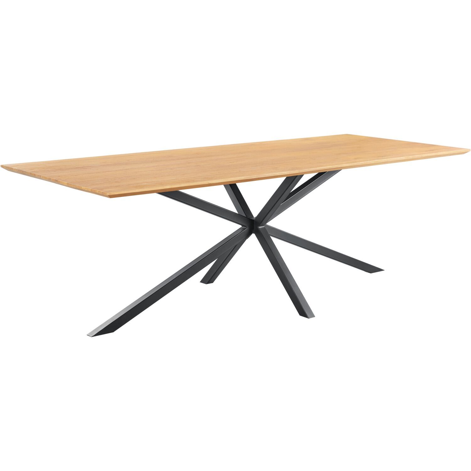 Eettafel Aska 160x90 cm teak naturel brushed