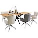Eettafel Aska 240x100 cm teak naturel brushed