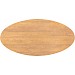Eettafel Aska 240x120 cm ovaal teak naturel brushed