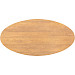 Eettafel Aska 240x120 cm ovaal teak naturel brushed