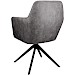 Armstoel Balestro microleder antraciet