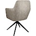Armstoel Balestro microleder donkerbeige