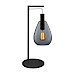 Tafellamp Felinio smoke glas 1-lichts hangend