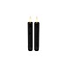 Dinerkaars Benevento Led small zwart rond set van 2