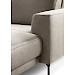 Hoekbank links Moscato traagschuim beige relaxfunctie
