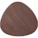 Salontafel Tavolo eikenhout 70x70 cm driehoekig dark roast