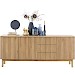 Dressoir Arrosto eikenhout 76x180x45 cm light roast