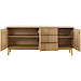 Dressoir Arrosto eikenhout 76x180x45 cm light roast