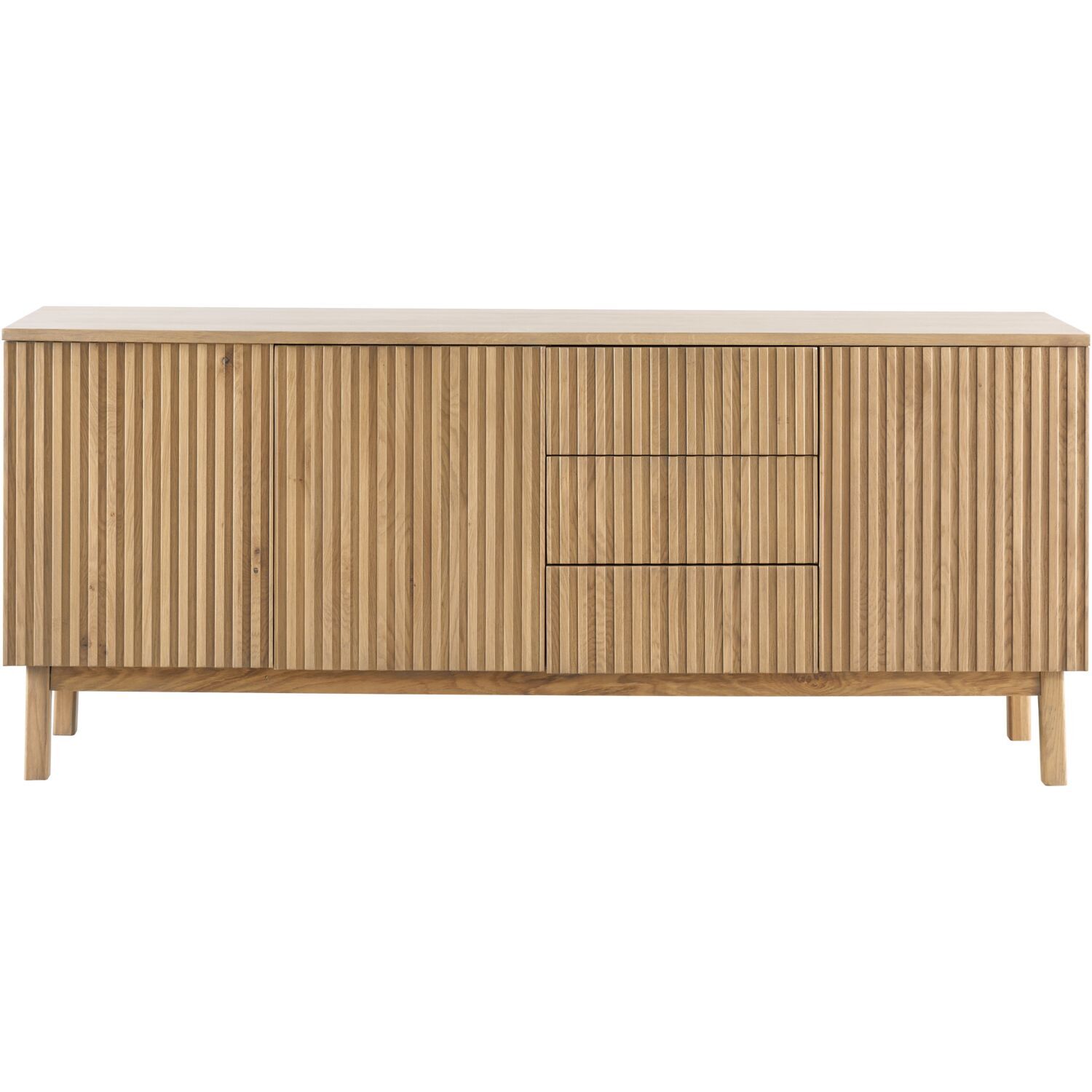 Dressoir Arrosto eikenhout 76x180x45 cm light roast