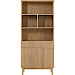 Boekenkast Arrosto eikenhout 203x90x45 cm light roast