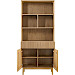 Boekenkast Arrosto eikenhout 203x90x45 cm light roast