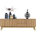 TV-meubel Arrosto eikenhout 58x180x40 cm light roast
