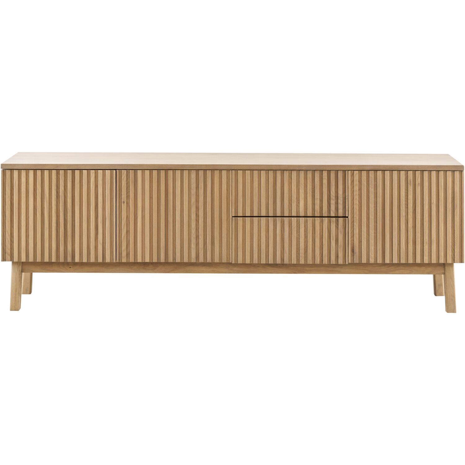 TV-meubel Arrosto eikenhout 58x180x40 cm light roast