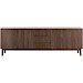 Dressoir Arrosto eikenhout 76x225x45 cm Dark Roast