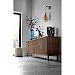 Dressoir Arrosto eikenhout 76x225x45 cm Dark Roast