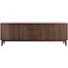 Dressoir Arrosto eikenhout 76x225x45 cm Dark Roast