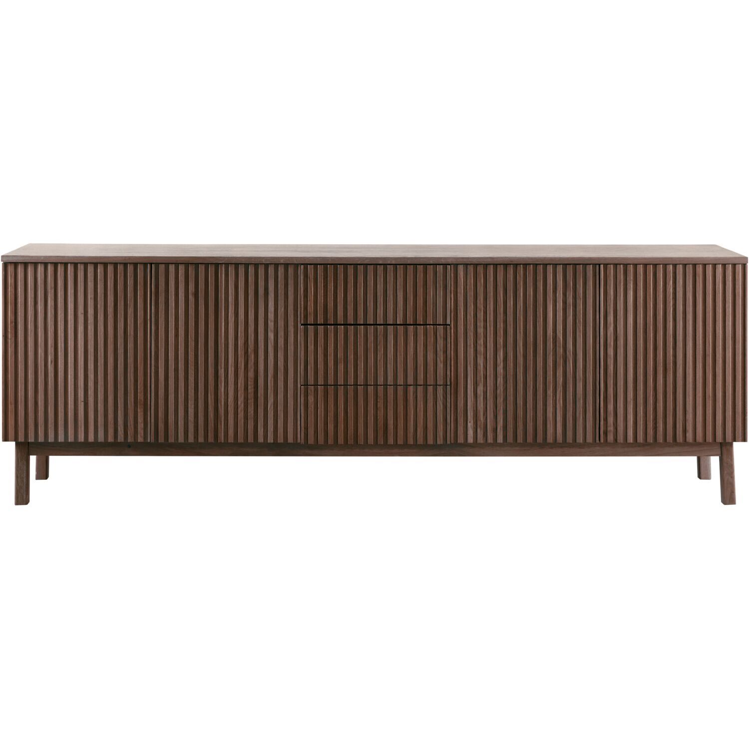 Dressoir Arrosto eikenhout 76x225x45 cm Dark Roast