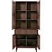 Opbergkast Arrosto eikenhout 202x90x45 cm Dark Roast